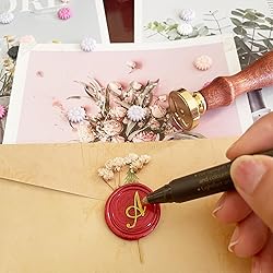 Letter A Initial Alphabet Wax Seal Stamp with