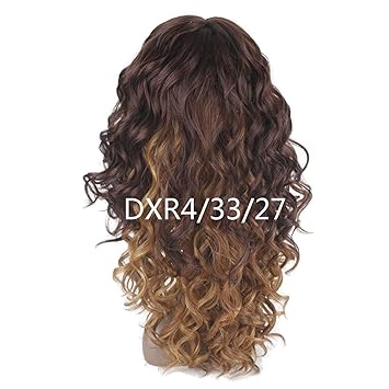 Amazon Com Ombre Burgundy Red Color Synthetic Hair Wigs Middle