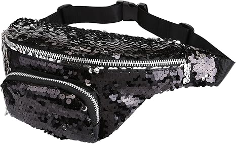 sequins fanny pack