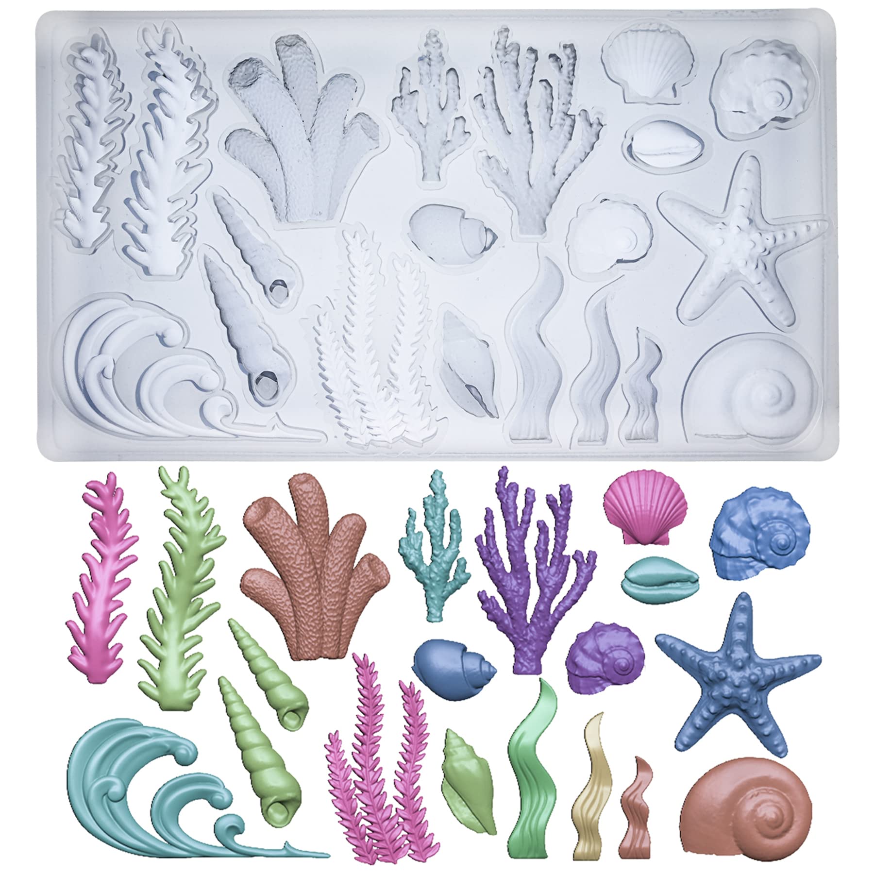 Sea Creature Mould for Polyclay Air Dry Clay Plaster