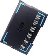 Dell G3 3500 3590 Bottom Base Cover w/Blue Rubber Feet USB-C KV9X9 0KV9X9 view 1