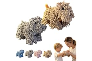 Chenille Hand Towel - Cute Cartoon Dog Plush Fuzzy Ball Hand Towel, Super Soft and Absorbent Microfiber, Hangable Chenille An