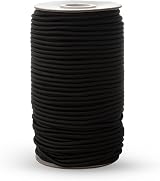 Realm Elastic Cord Black White 1mm 1.5mm 2mm 3mm 10m Craft Stringing