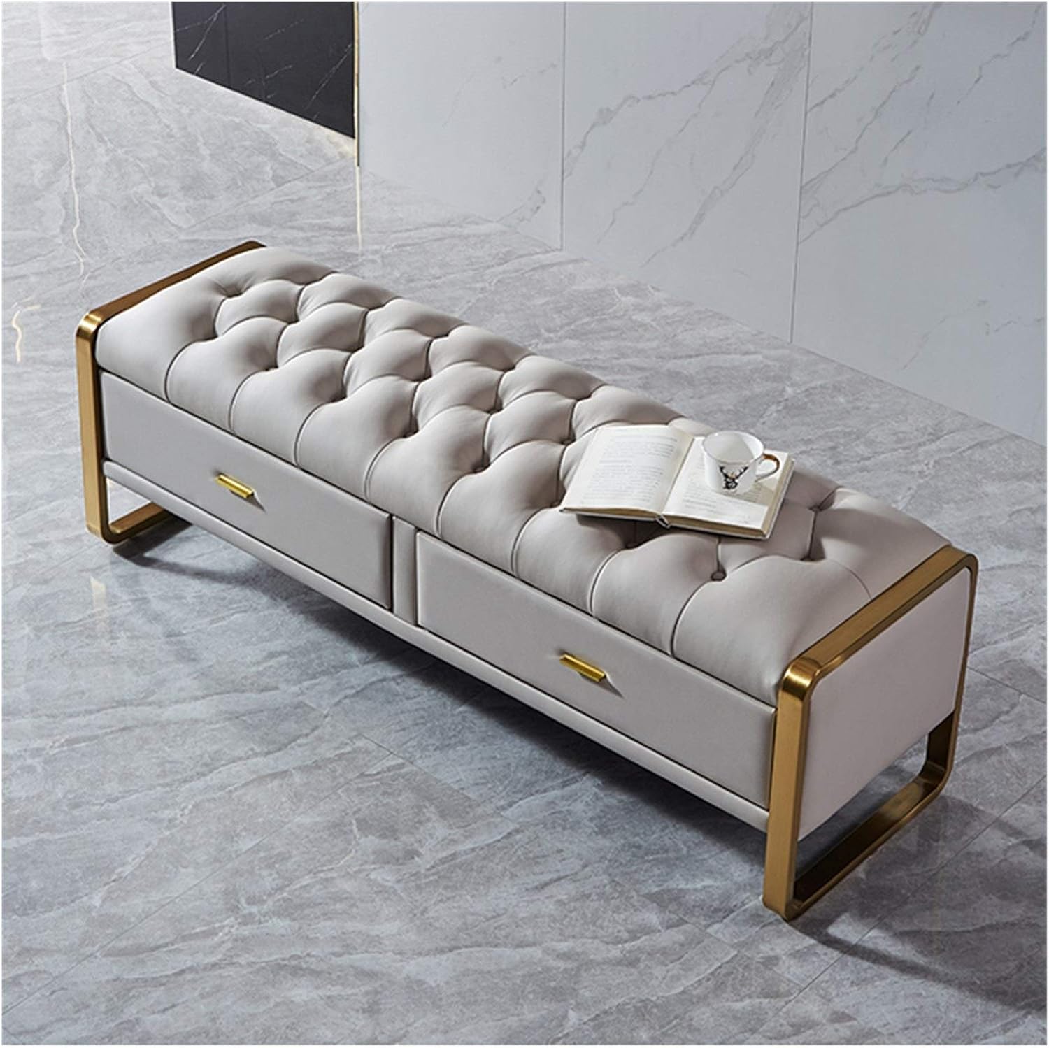 bed stool with storage