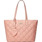 BOYATU Puffer Tote Bag for Women: Quilted Carryall with 15.6" Compartment - Lightweight Work Travel Everyday Shoulder Bag