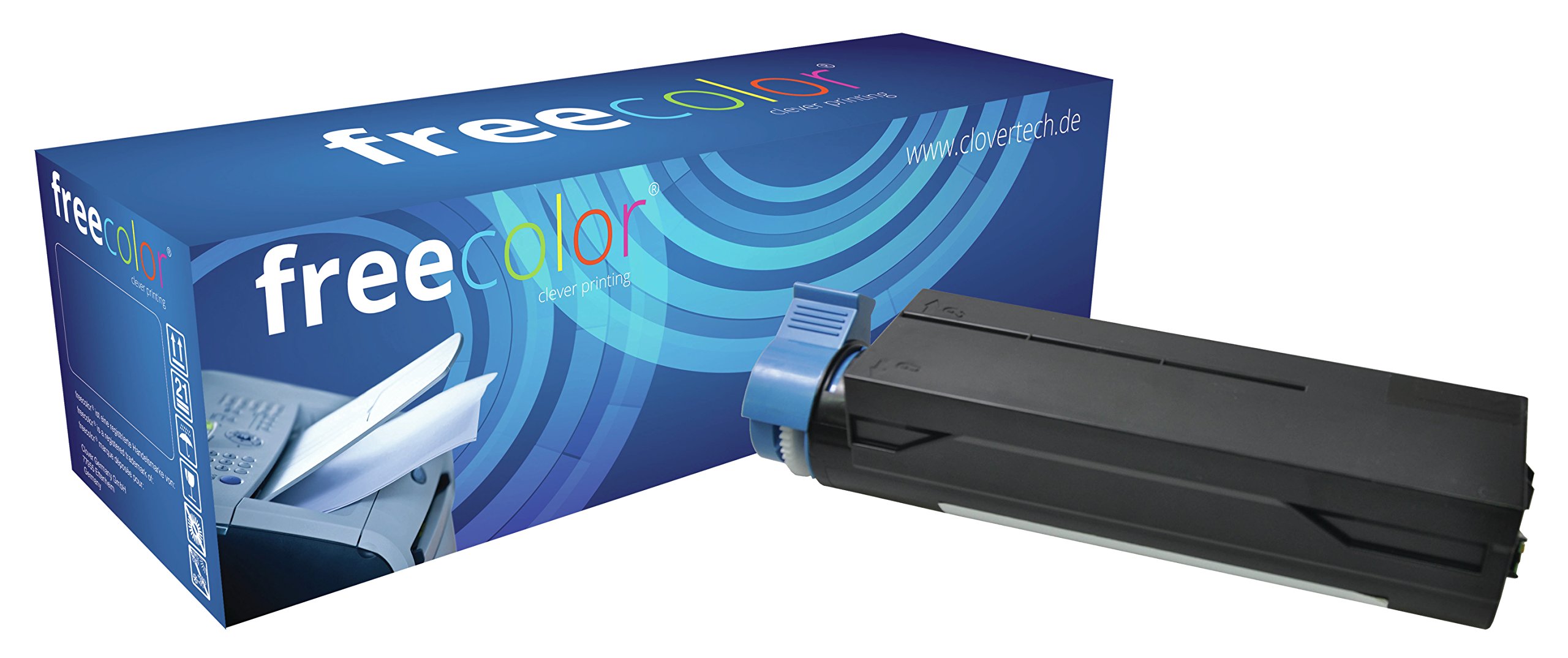 Color Toner OKI MB461 Black 44574802 Compatible
