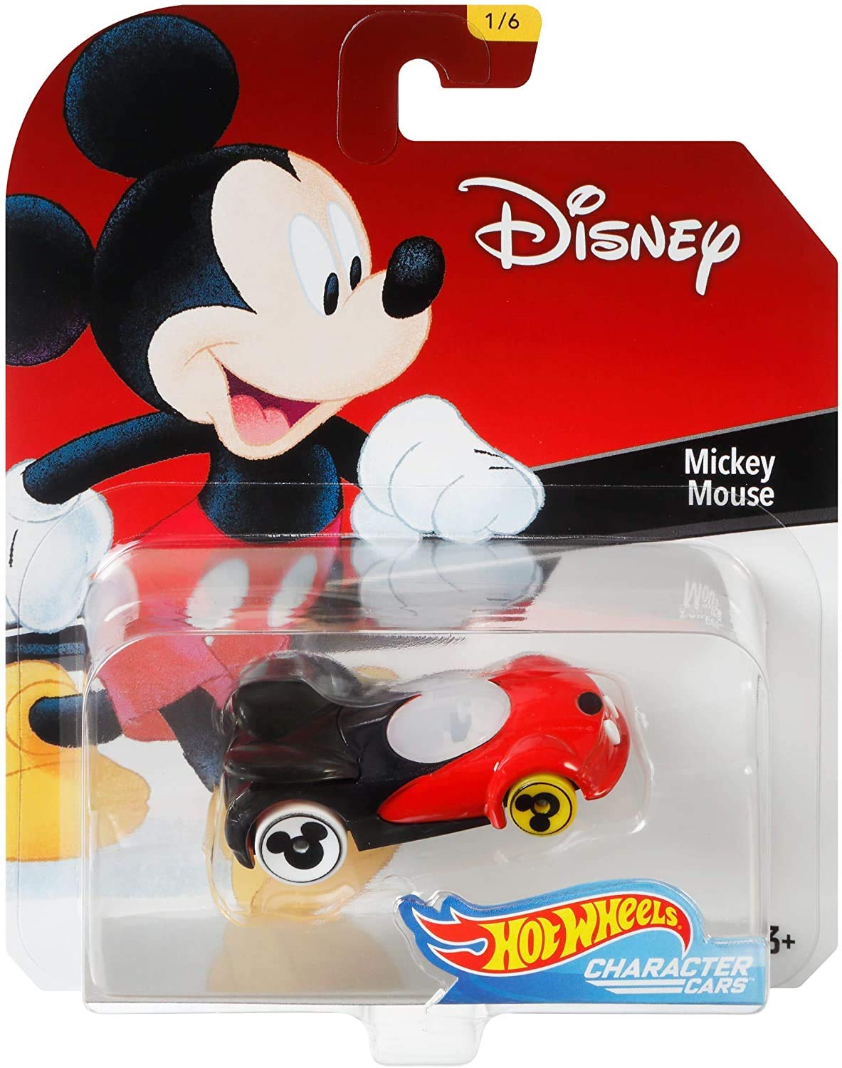 Hot Wheels Mickey Mouse Vehicle, 1:64 Scale