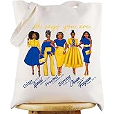 WZMPA SGR Cosmetic Makeup Bag Greek Sorority Gift God Says You Are Sorority Makeup Zipper Pouch Bag 1922 SGR Paraphernalia (God Says SGR-T)