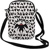 TSOTMO Horror Lover Gift Moth Insect Witch Spooky Monster Creepy Weird Funky Halloween Crossbody Bag