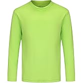 Opna Youth Athletic Performance Long Sleeve Shirts for Boys or Girls - UV Protection Moisture Wicking Rash Guard
