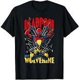 Marvel Deadpool &amp; Wolverine Iconic Buds Retro Big Poster T-Shirt