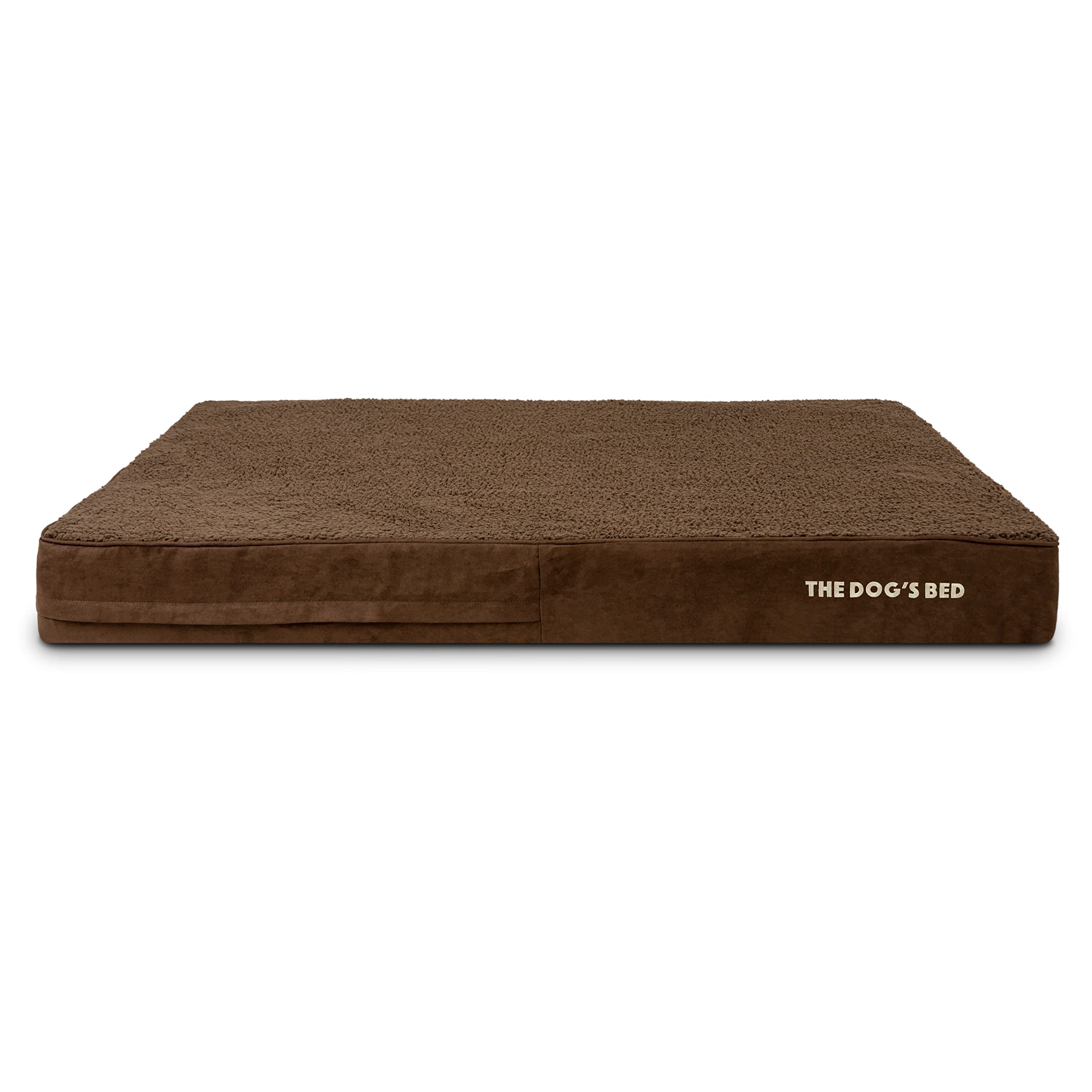 The Dog’s Bed Cover – Replacement Cover, Brown Plush, XXL, 15cm — image 1