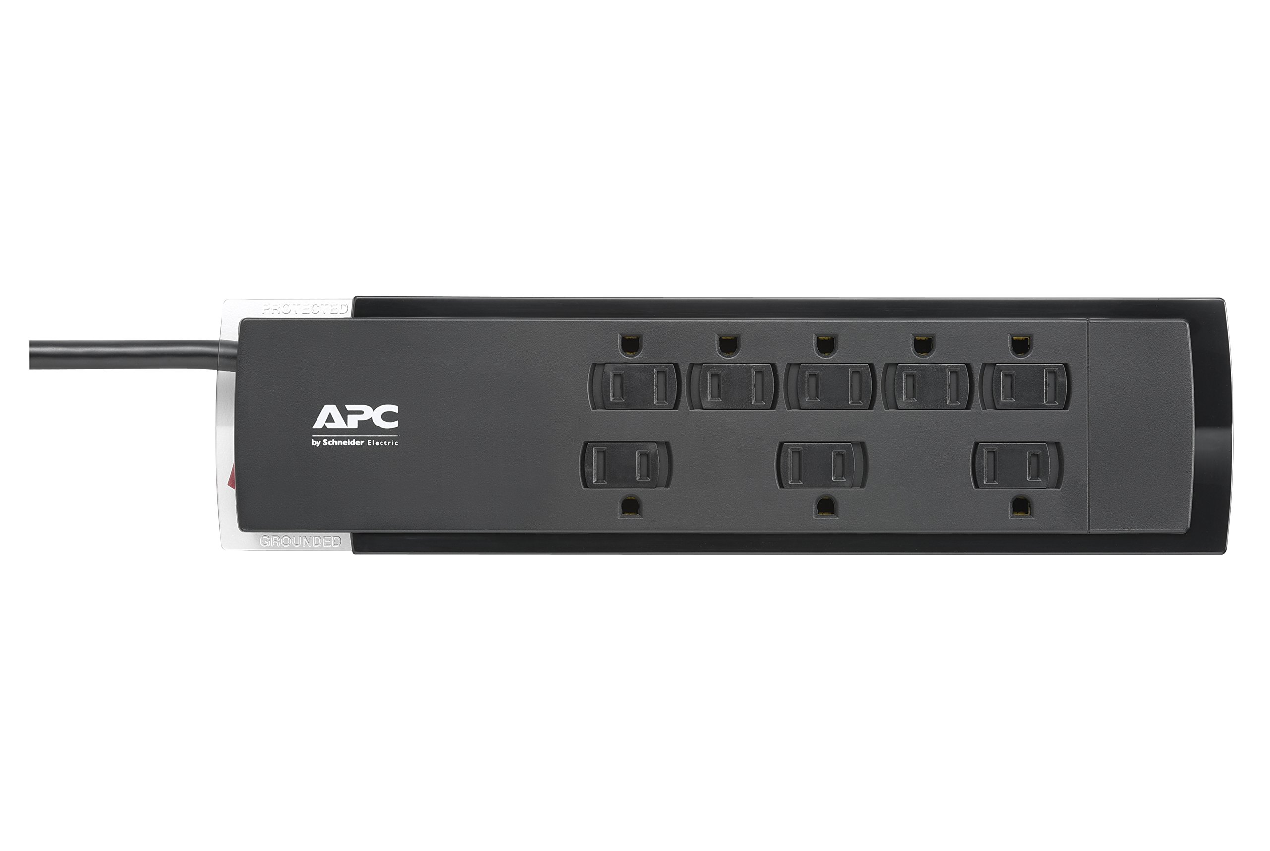 APC 8Outlet Surge Protector Power Strip 3420 Joules, SurgeArrest