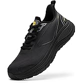 FitVille Men's Running Shoes, Maximum Support & Comfort, Built for Bigger Men Needing Wide Toe Box & High-Instep, Explosive Energy Return, Featherlight Sneakers for Road, Gym, All-Day Wear