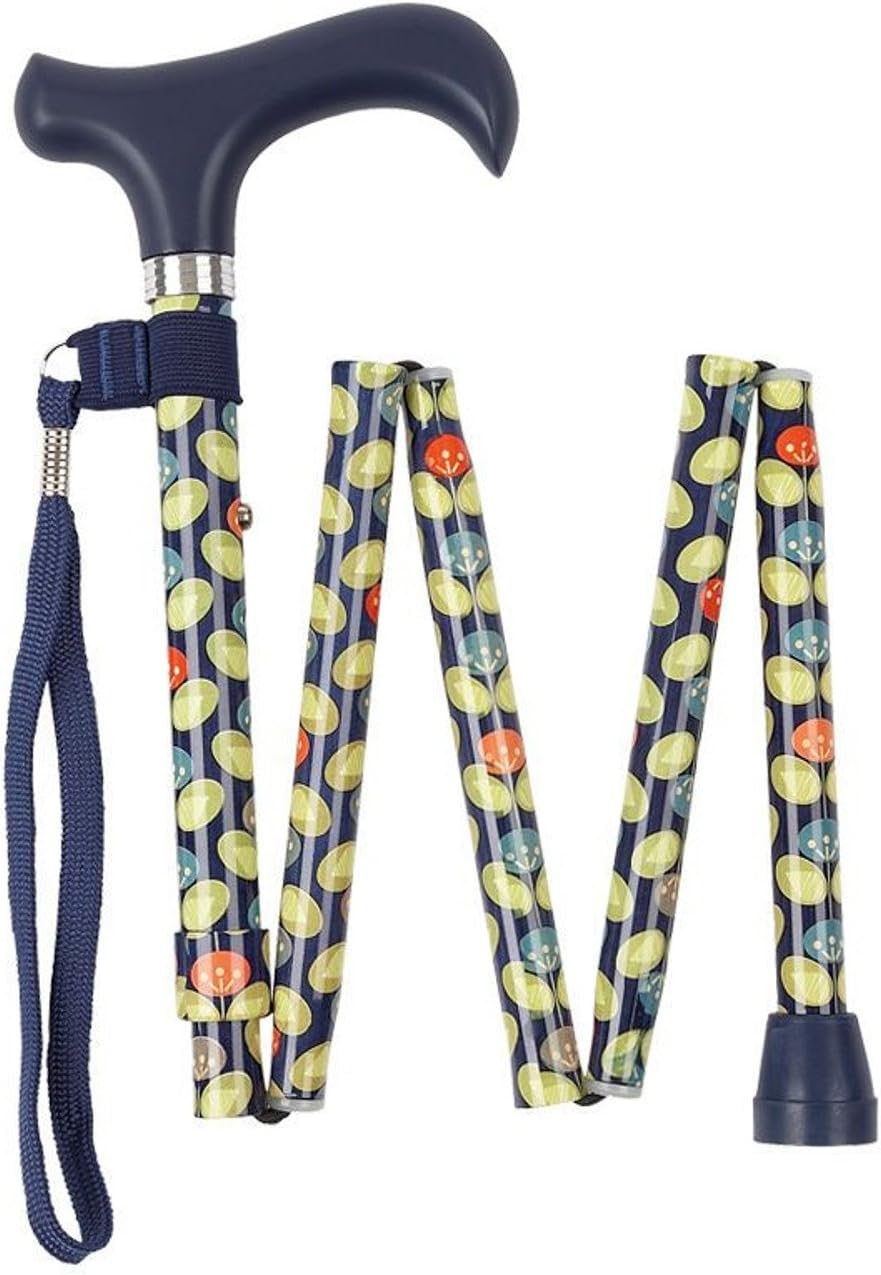 Oval Leaf Handbag Folding Cane
