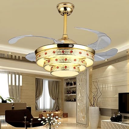 Huston Fan 42 Inch Gold Decorative Ceiling Fan Ceiling