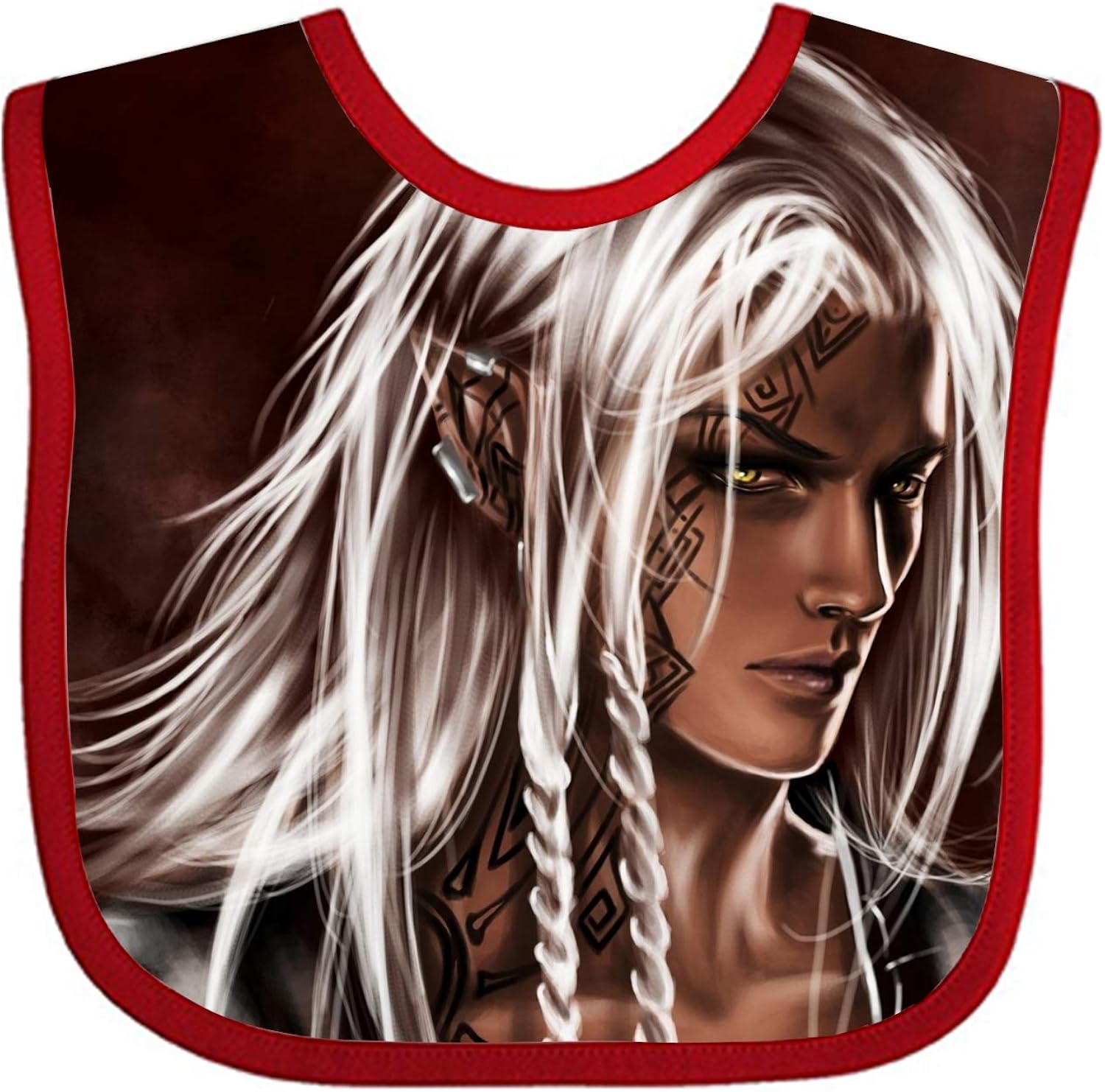 Amazon Com Fantasy Elf Man White Hair Tattoo Face Pointed Ears