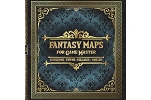 Fantasy Maps for Game Master - Dungeons, Towns, Villages, Worlds: Diverse Collection of 80 Maps for Tabletop RPG | Quest Inspiration for Players | Aid for Lazy Storytellers