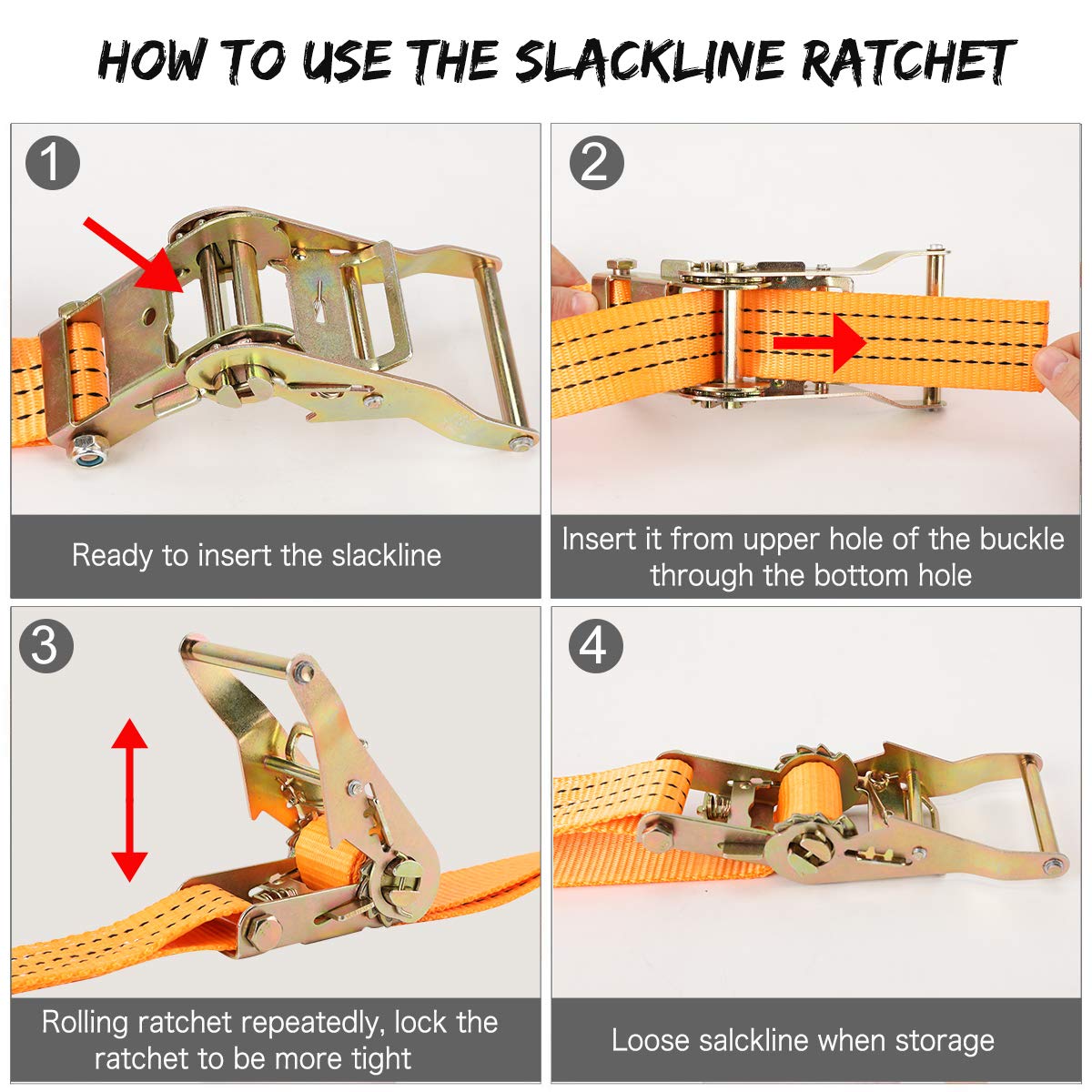 Slsy Ninja Line Monkey Bar Kit 40 Foot Kids Slackline Hanging