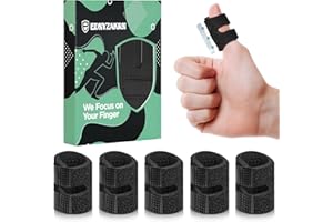 EDNYZAKRN 5Pcs Thumb Splints, Small Finger Brace for Trigger Finger - Broken - Arthritis - Straightening for Index - Middle - Ring - Pinky