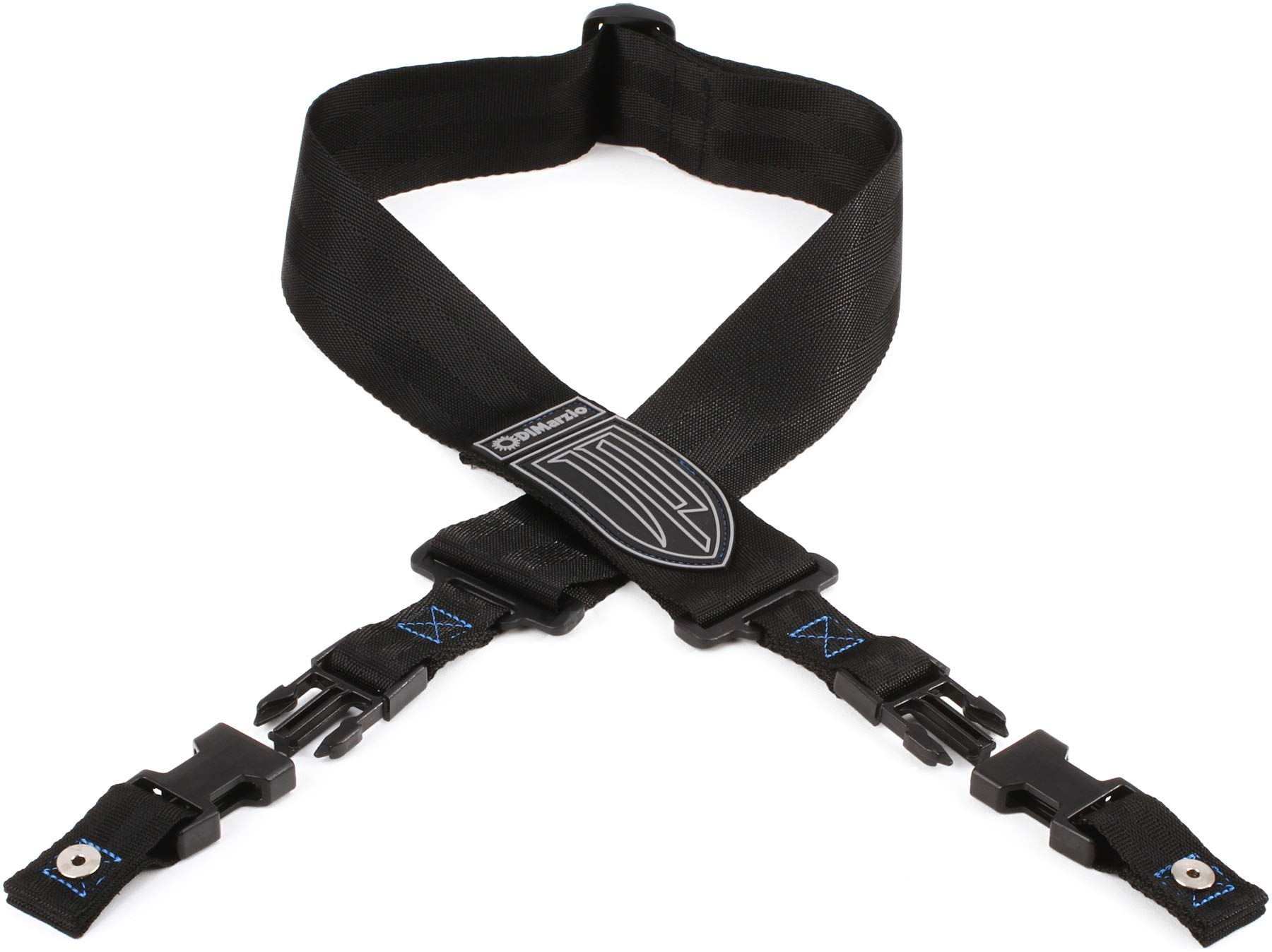 DiMarzio DD2200JPBKBL-Guitar Strap, Black/Blue