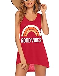 Ekouaer Beach Bathing Suit Cover Swim Bikini Cover