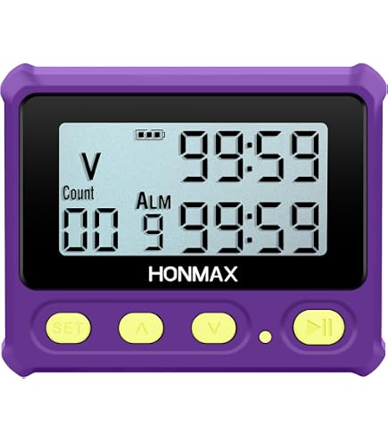 Amazon.com: HONMAX 8200 Interval Timer and Stopwatch, Backlight