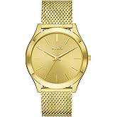 BUREI Men Watches Fashion Analog Stainless Steel Quartz Waterproof Watches,Gift for Men.