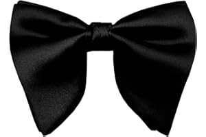 Mantieqingway Bow Ties for Men, Pre Tied Bowtie Adjustable Oversize Mens Bow Tie for Tuxedo, Vest, Wedding, Party, Graduation