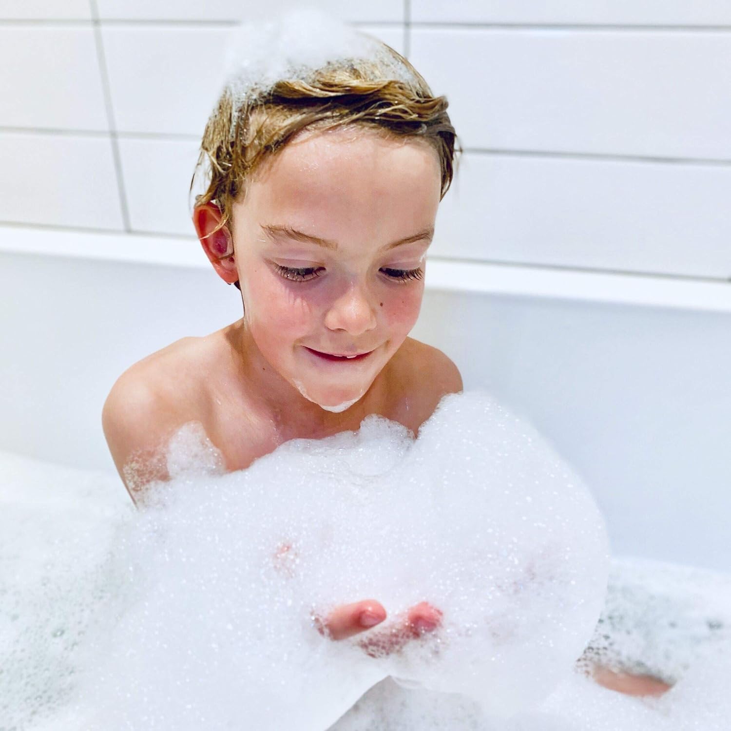 Fresh Monster Bubble Bath Kids, Natural, 2X Super Concentrated, Hypoallergenic and Calming Lavender (1 Count, 8.5oz): Beauty