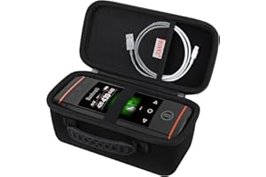 BOVKE Travel Case for Bushnell Golf Wingman HD GPS Speaker, Portable Golf GPS Speaker Travel Storage Holder, Golfs Bluetooth Speaker Bag Organizer for Charging Cable and Accessories, Black