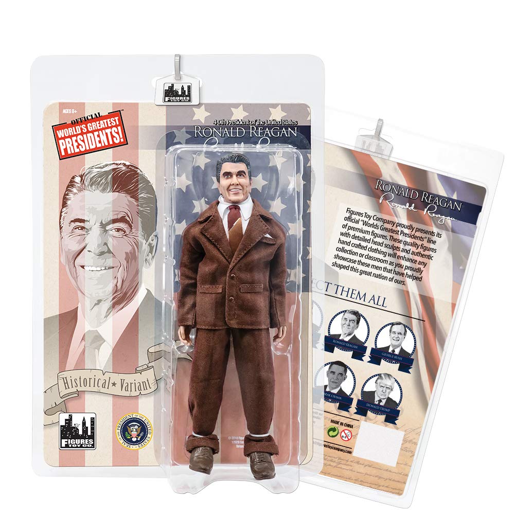 US Presidents 8 Inch Action Figures Series: Ronald Reagan [Brown Suit Variant]
