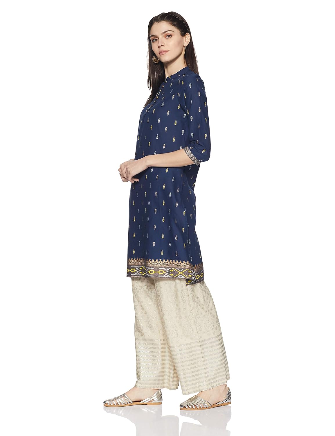 amazon brand - myx women's straight kurta