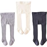 SeastarryX Baby Tights Cable Knit Tights Toddlers Leggings Seamless Stockings Pantyhose Infants 3 Pack