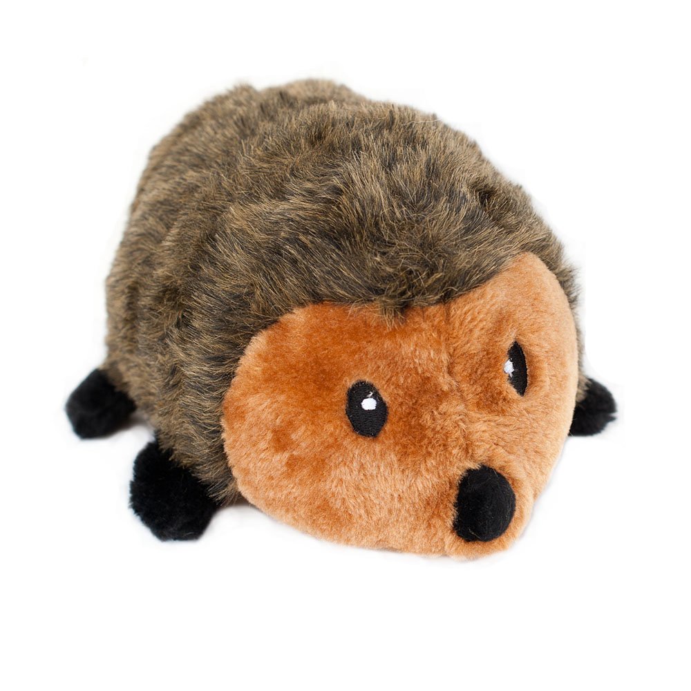 ZippyPaws Hedgehog Squeaky Plush Dog Toy, Small