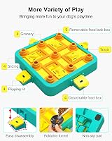LACCEN 3 in 1 Dog Puzzle Toy Level 3 Interactive Treat Dispenser view 4