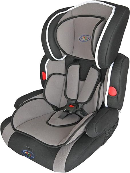 Bebe Style Deluxe Group 1 2 3 Childs Car And Booster Seat Grey Black Amazon Co Uk Baby Products