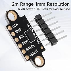 5 Pcs VL53L0X Lidar Sensor 2m Range High Precision