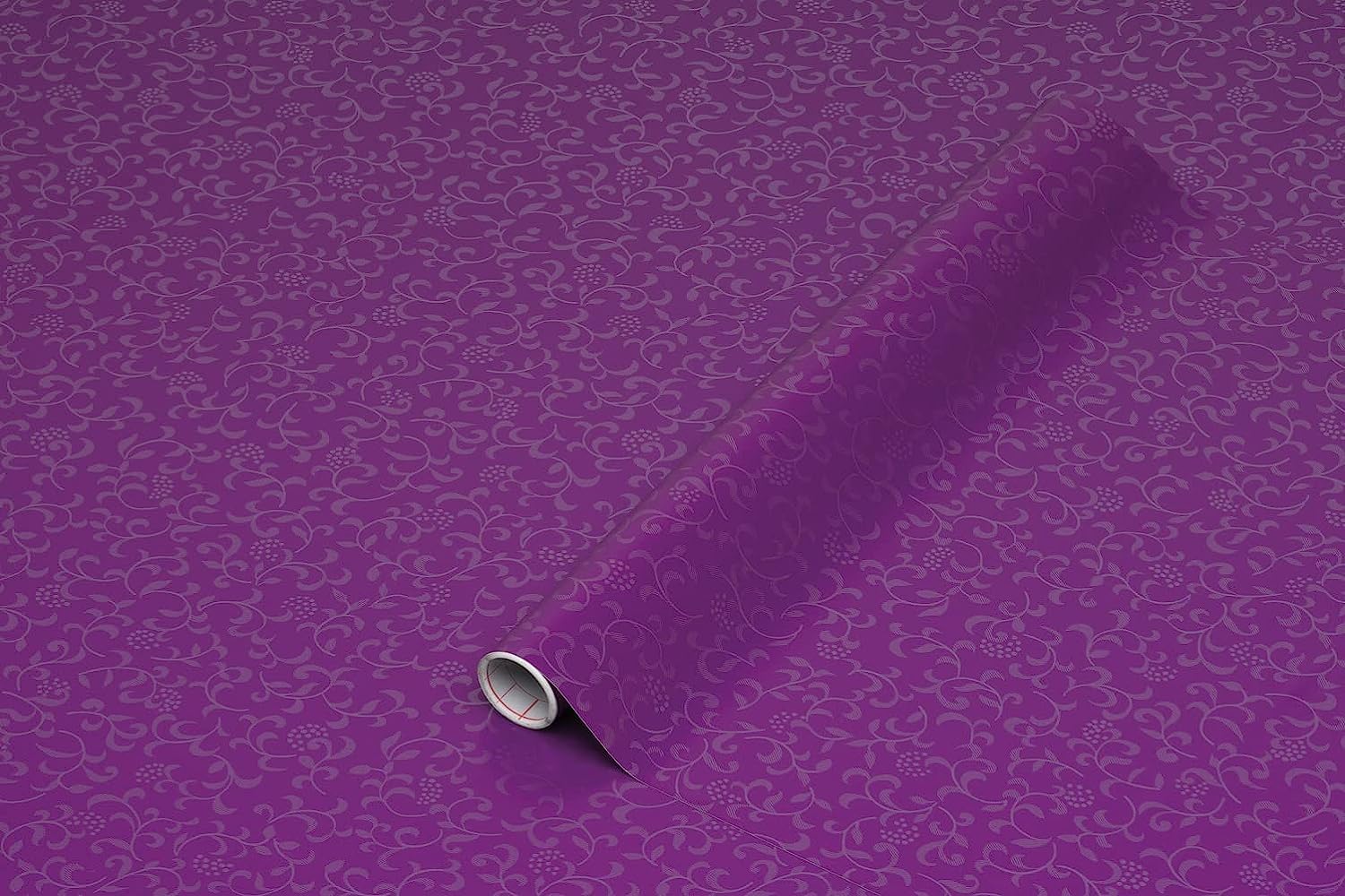 d-c-fix vinyl wrap Sonja purple trendyline patterned 45 cm x 1,5 m - sticky back plastic roll for furniture, kitchen & cupboards - contact paper sticker self adhesive film
