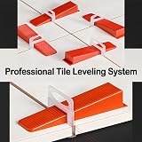 QTACIE Tile Leveling Wedges 200 Pcs Reusable Wall Floor Ceramic Stone view 2
