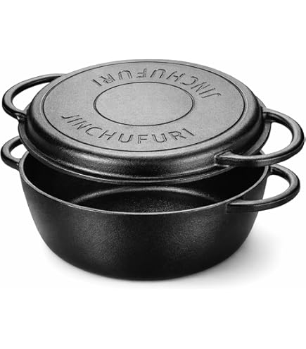 Amazon.com: Old Mountain Pre-Seasoned Cast Iron 2 Cup Mini Dutch
