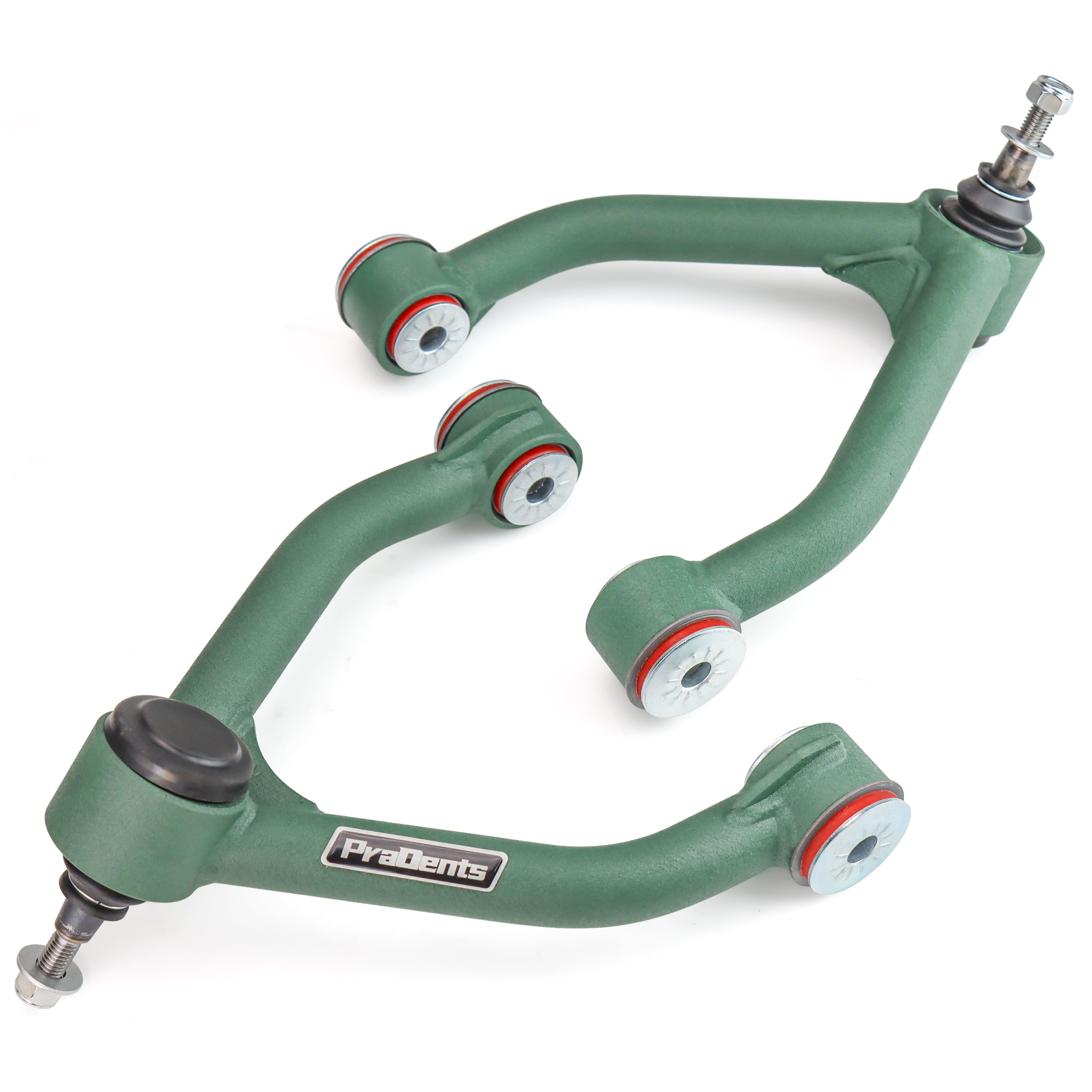 Photo 1 of 2-4" Lift Front Upper Control Arms for 1988-1998 Chevy GMC K1500, 1993-1994 Chevy Blazer, 1995-1999 Chevy Tahoe, 1988-1991 GMC V1500 Suburban, 1992-1999 Chevy GMC K1500 Suburban Yukon, Wrinkle Green