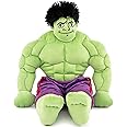 Jay Franco Marvel Super Hero Adventures Toddler Hulk Plush Stuffed Pillow Buddy - Super Soft Polyester Microfiber, 18 inch (Official Marvel Product)