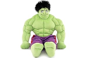 Jay Franco Marvel Super Hero Adventures Toddler Hulk Plush Stuffed Pillow Buddy - Super Soft Polyester Microfiber, 18 inch (Official Marvel Product)