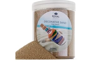 Royal Imports Decorative Beach Sand for Vase Filler, Wedding, Home Decor, Arts & Crafts, Fire Pit, Fireplace, Pet Tank Habitat - 4.5 LBS, Natural Beige