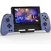 Wodbymat Controller for Nintendo Switch/OLED, Hall Effect One-Piece Joypad - Turbo, Dual Vibration & Customizable 7 LED Colors Lights & Pro Controller Replacement in Handheld Mode