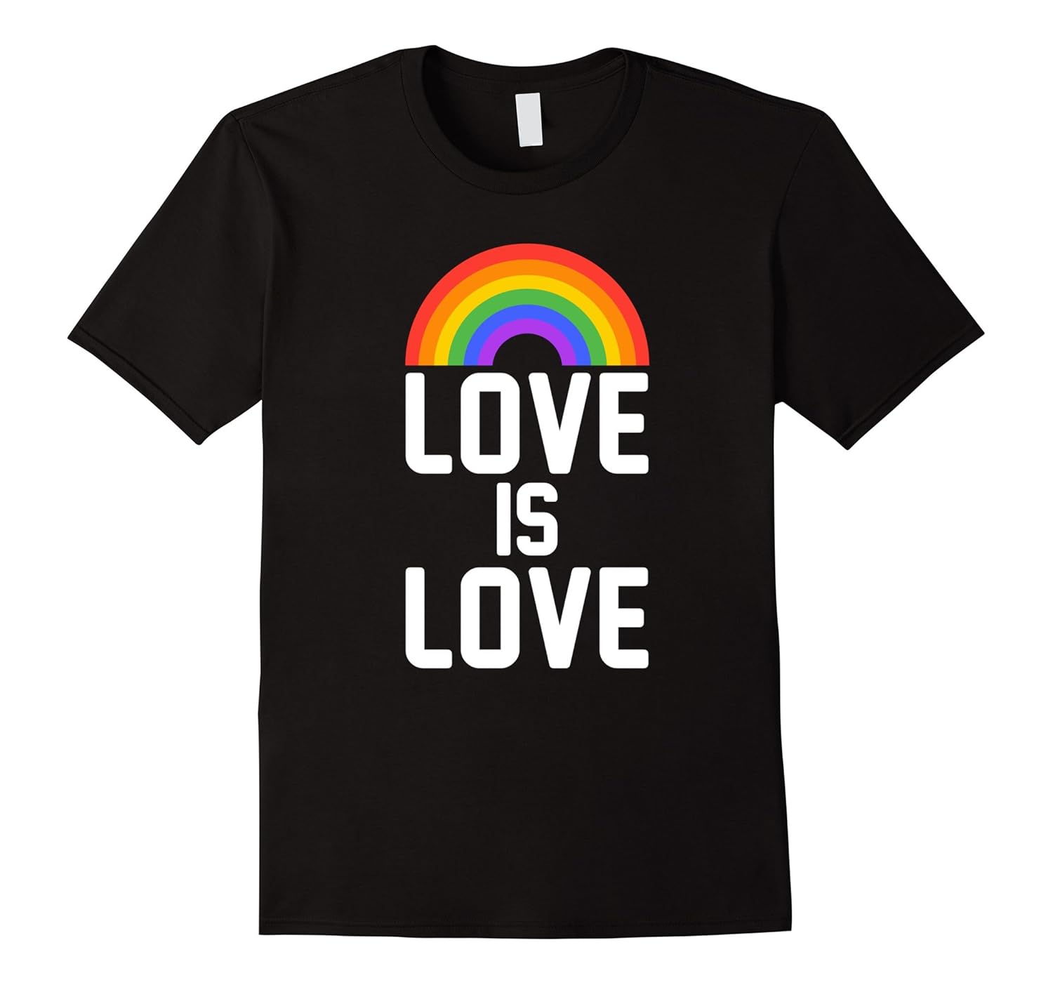 Love is Love Rainbow - LGBT Gay Lesbian Pride T Shirt-ANZ