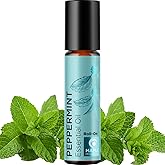 Peppermint Essential Oil Roll On - Pure Peppermint Oil Stick Travel Essentials with Aromatherapy Oil for Headaches - Pre-Dilu