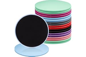 20 Pcs Core Sliders Bulk Exercise Glider Discs Gifts for Group Training Classes Fitness Slider for Workout Dual Sided AB Pads
