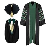 Newrara Unisex Deluxe Doctoral Graduation